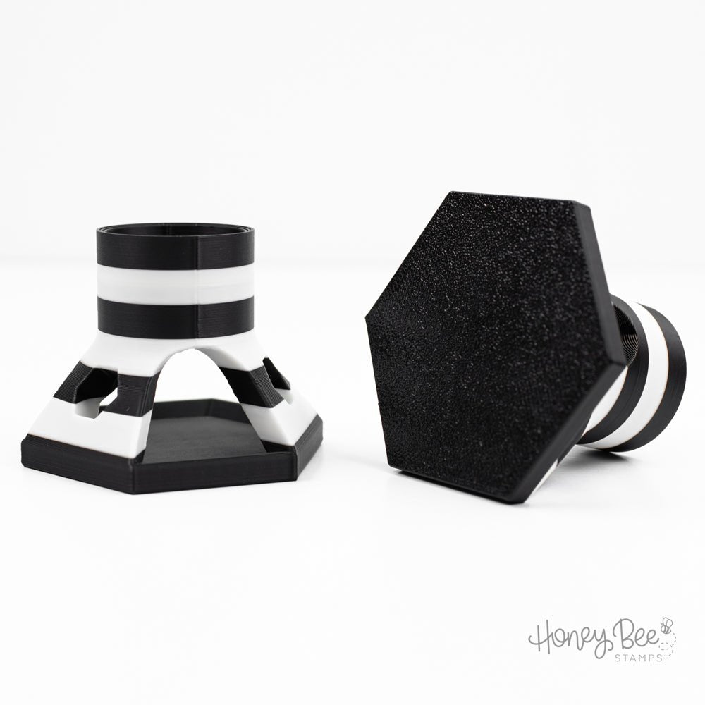 NEW STYLE! Bee Creative Exclusive Glue Tube Holder Stand, Holds Most Glue Bottles - Honey Bee Stamps