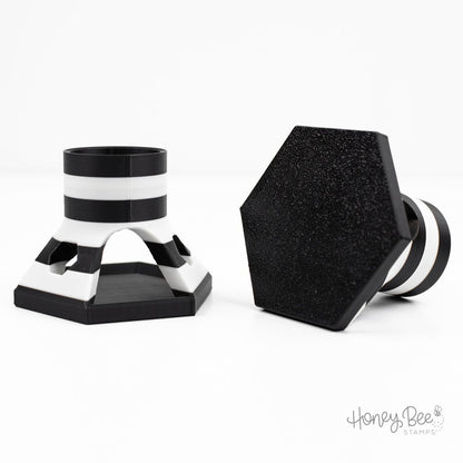 NEW STYLE! Bee Creative Exclusive Glue Tube Holder Stand, Holds Most Glue Bottles - Honey Bee Stamps