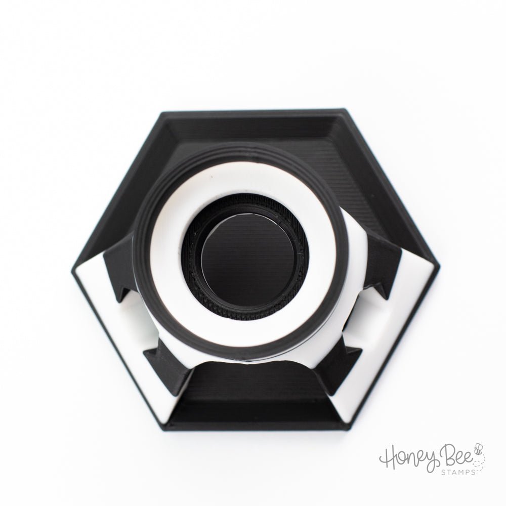 NEW STYLE! Bee Creative Exclusive Glue Tube Holder Stand, Holds Most Glue Bottles - Honey Bee Stamps