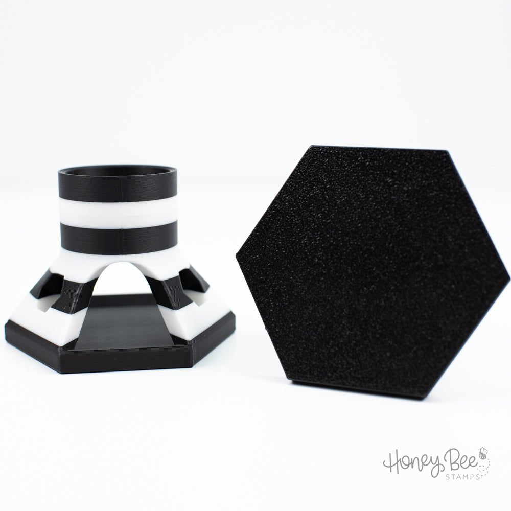 NEW STYLE! Bee Creative Exclusive Glue Tube Holder Stand, Holds Most Glue Bottles - Honey Bee Stamps