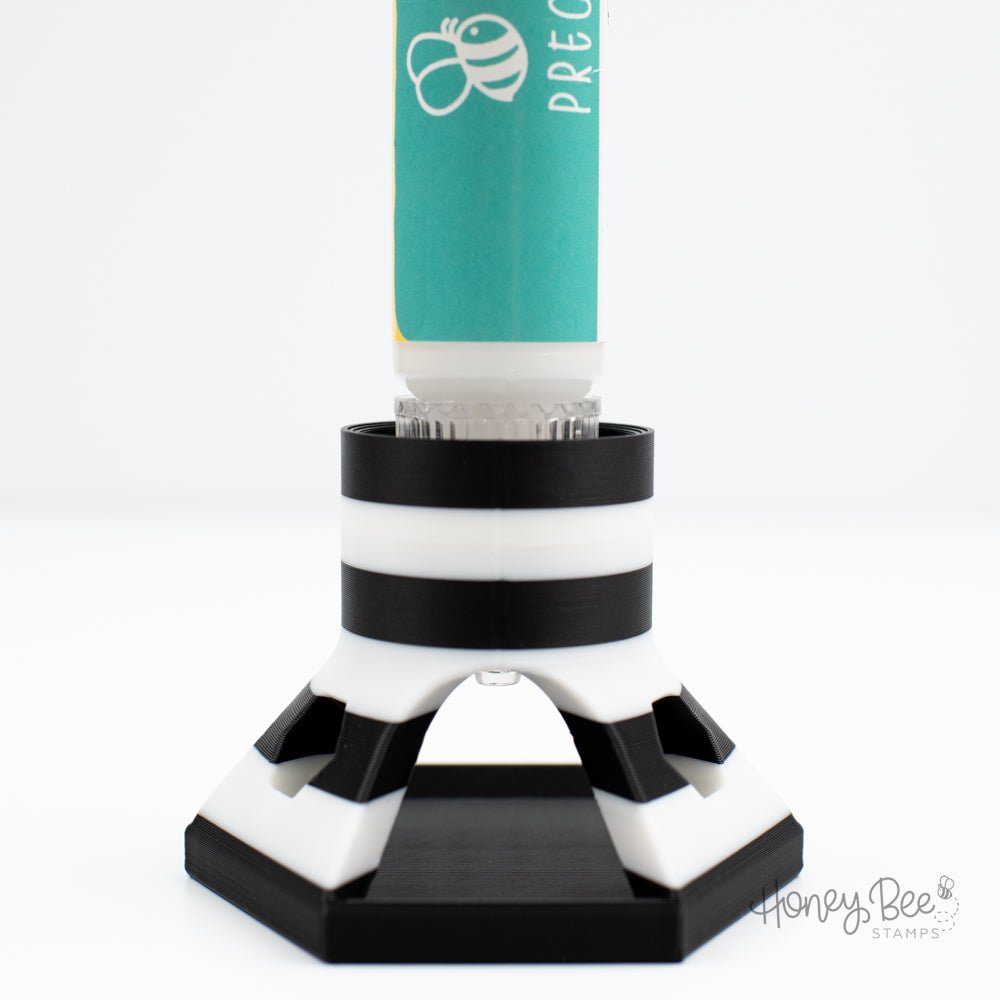 NEW STYLE! Bee Creative Exclusive Glue Tube Holder Stand, Holds Most Glue Bottles - Honey Bee Stamps