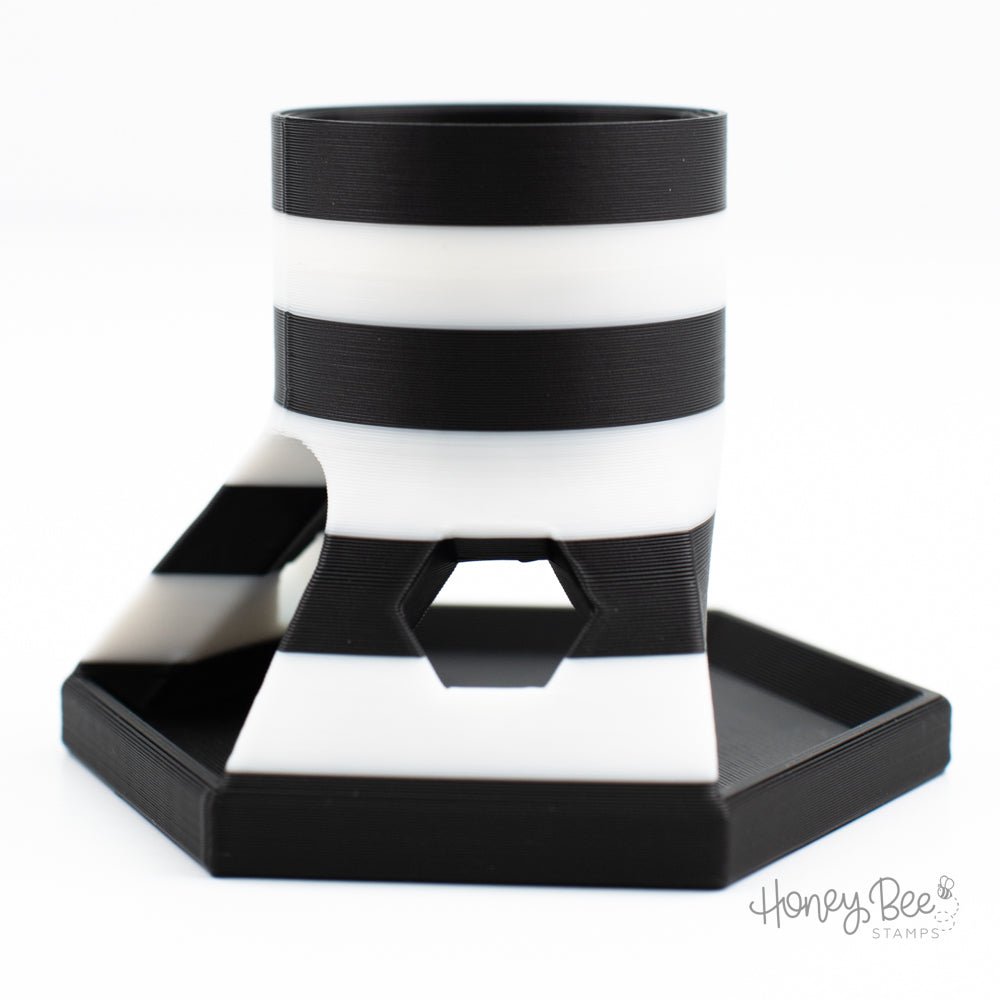 NEW STYLE! Bee Creative Exclusive Glue Tube Holder Stand, Holds Most Glue Bottles - Honey Bee Stamps