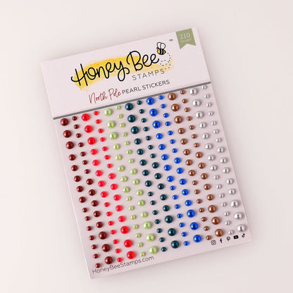 North Pole - Pearl Stickers - 210 Count - Honey Bee Stamps