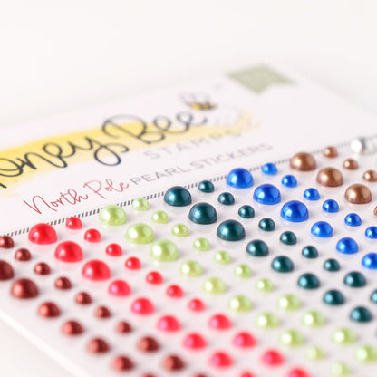 North Pole - Pearl Stickers - 210 Count - Honey Bee Stamps