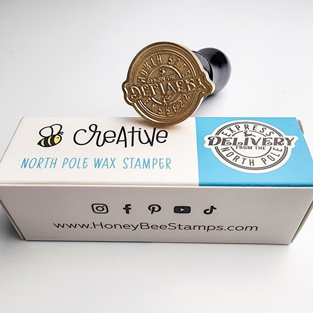 North Pole Wax Stamper - Honey Bee Stamps