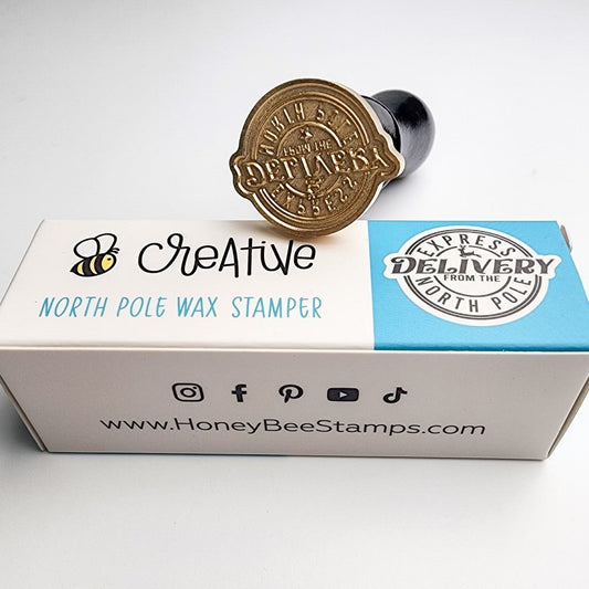 North Pole Wax Stamper - Honey Bee Stamps
