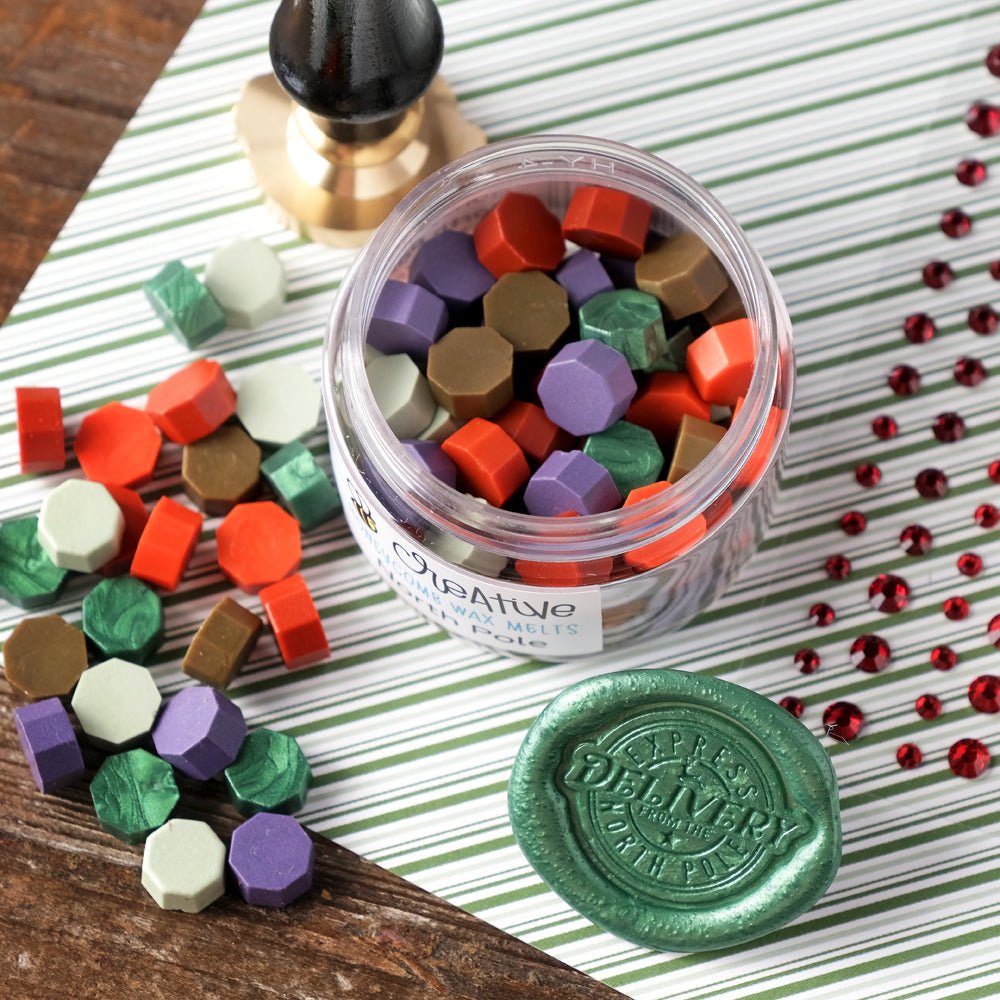 North Pole Wax Stamper - Honey Bee Stamps