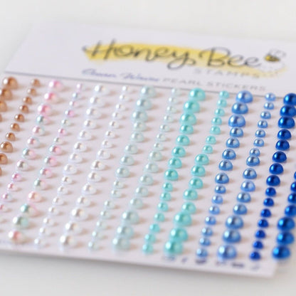Ocean Waves - Pearl Stickers - 210 Count - Honey Bee Stamps