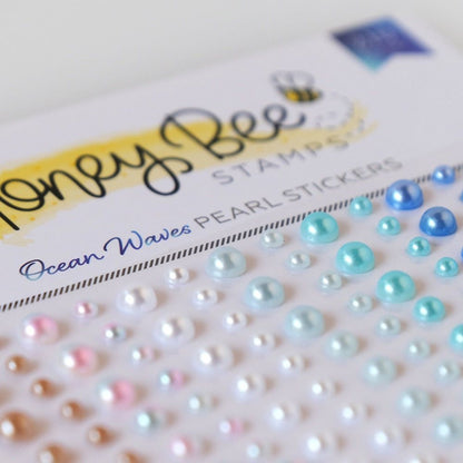 Ocean Waves - Pearl Stickers - 210 Count - Honey Bee Stamps