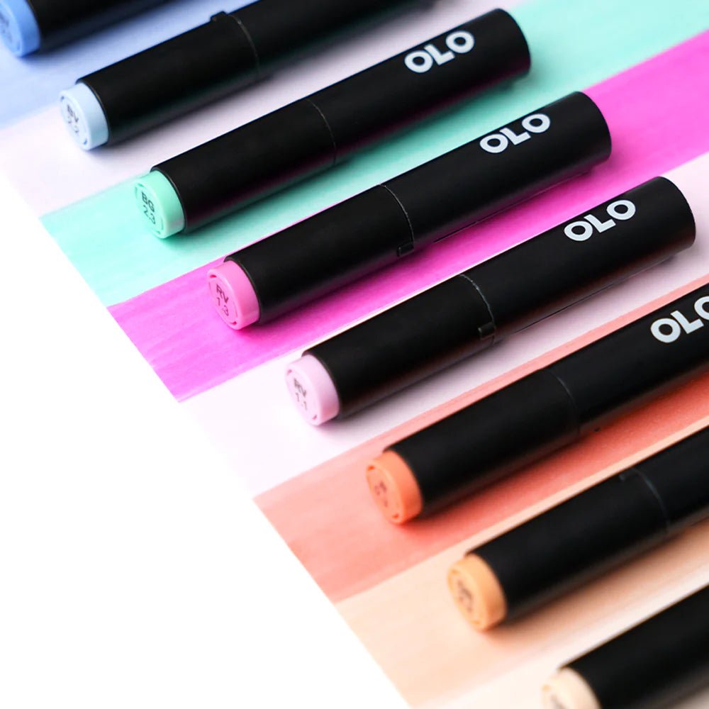 OLO 8 Color Brush Manga 1 Set - Honey Bee Stamps