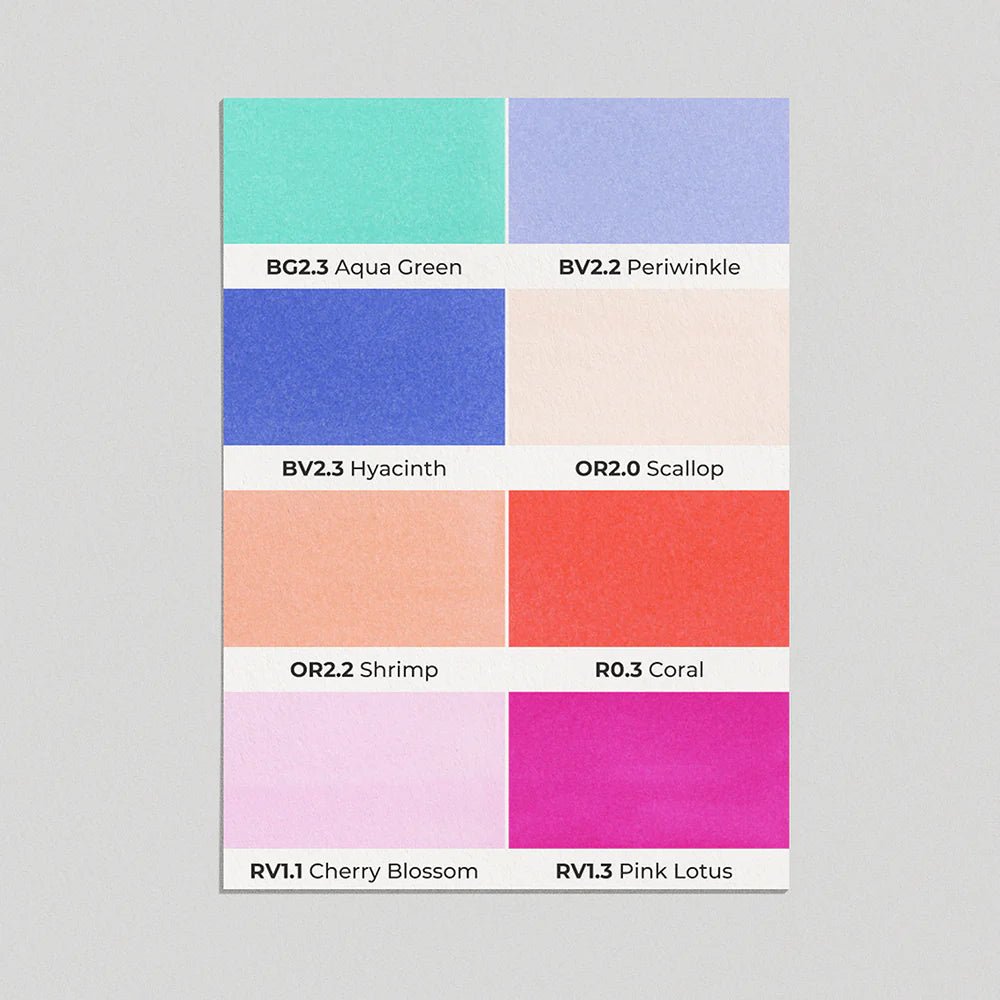 OLO 8 Color Brush Manga 1 Set - Honey Bee Stamps