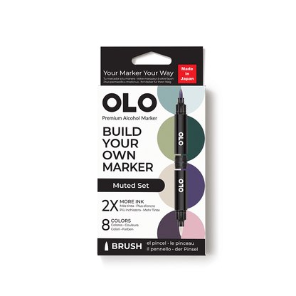 OLO 8 Color Brush Muted - Honey Bee Stamps