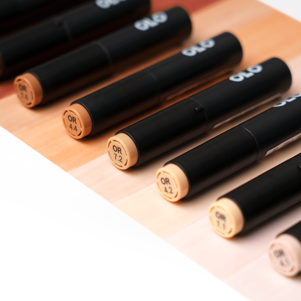 OLO 8 Color Brush Portrait Set - Honey Bee Stamps