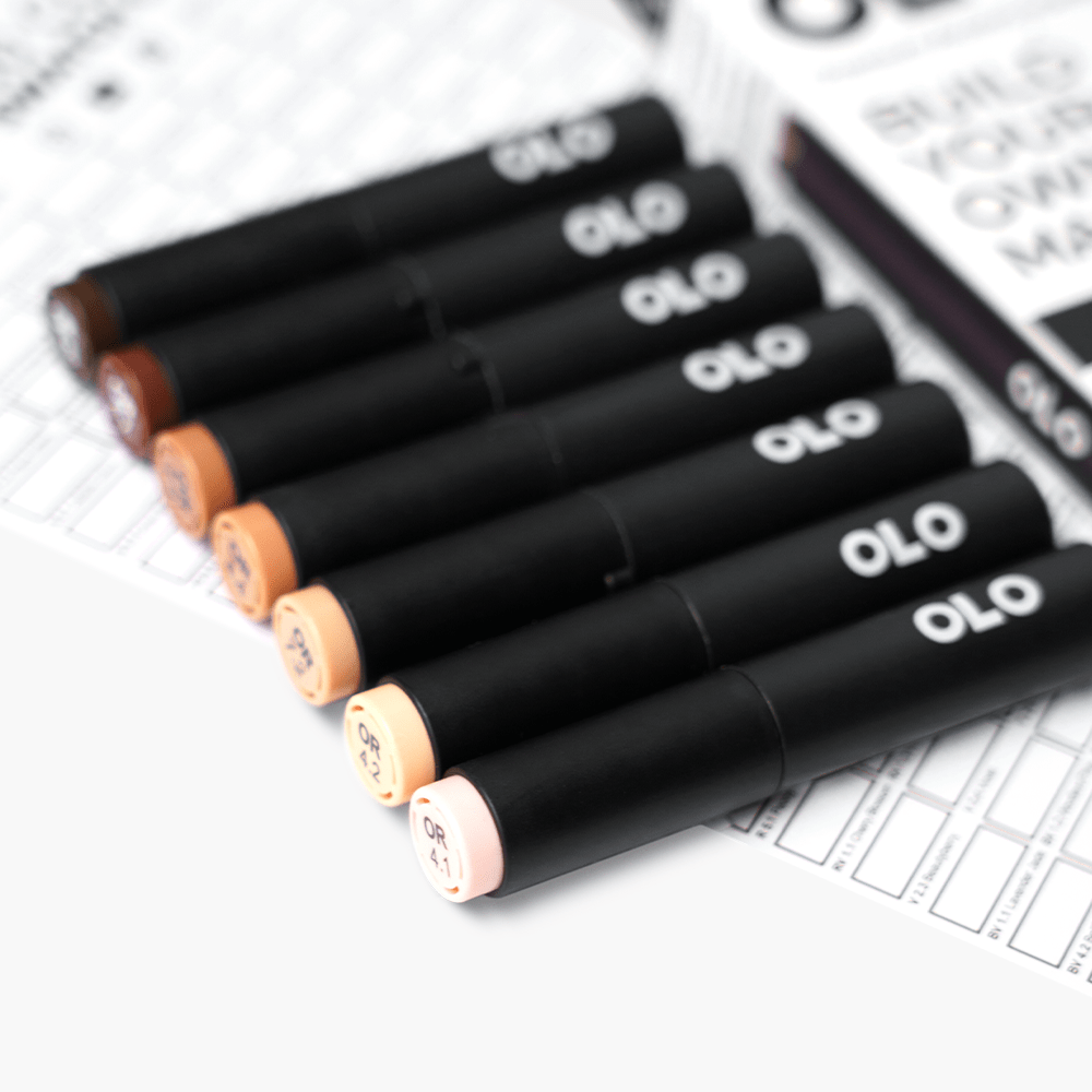 OLO 8 Color Brush Portrait Set - Honey Bee Stamps