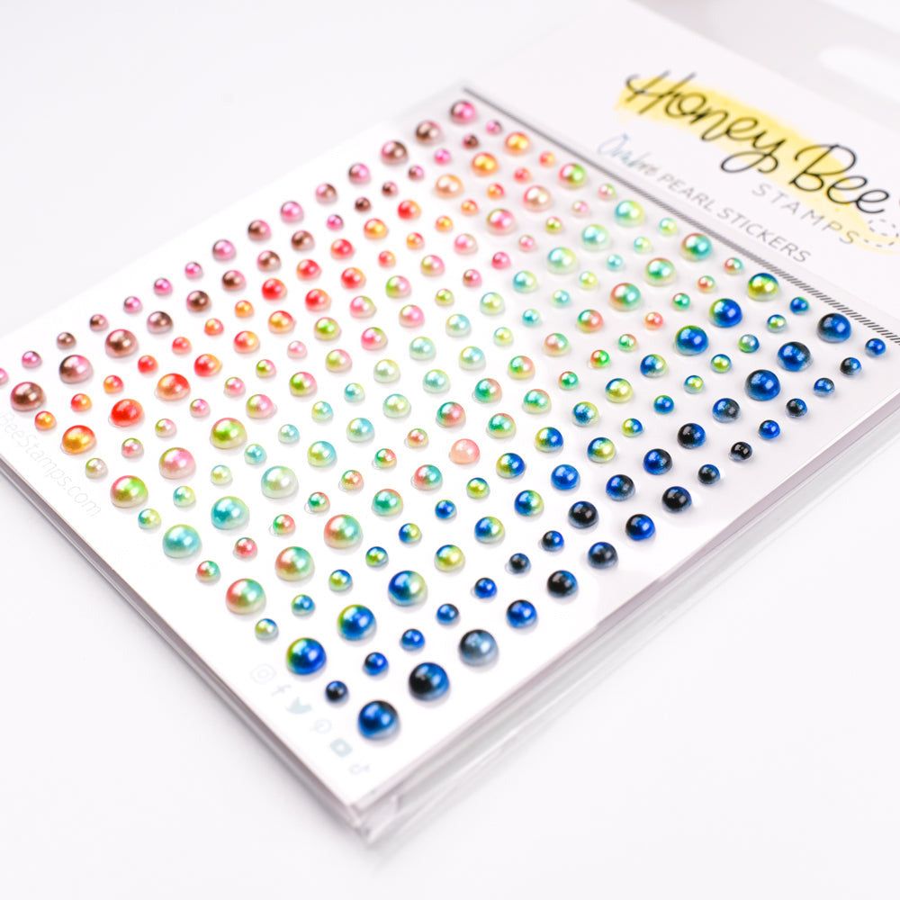 Ombre Pearls - Pearl Stickers - 210 Count - Honey Bee Stamps