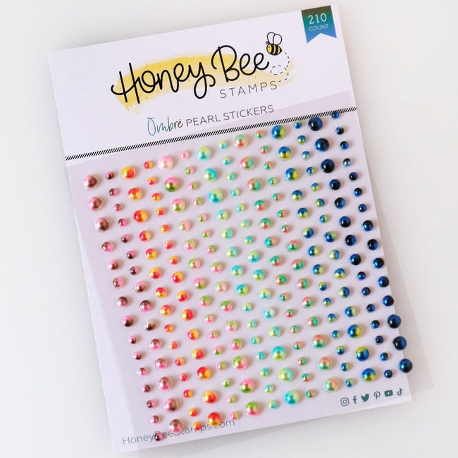 Ombre Pearls- Pearl Stickers - 210 Count - Honey Bee Stamps