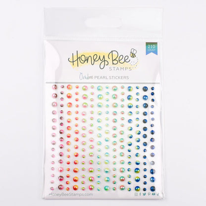 Ombre Pearls- Pearl Stickers - 210 Count - Honey Bee Stamps