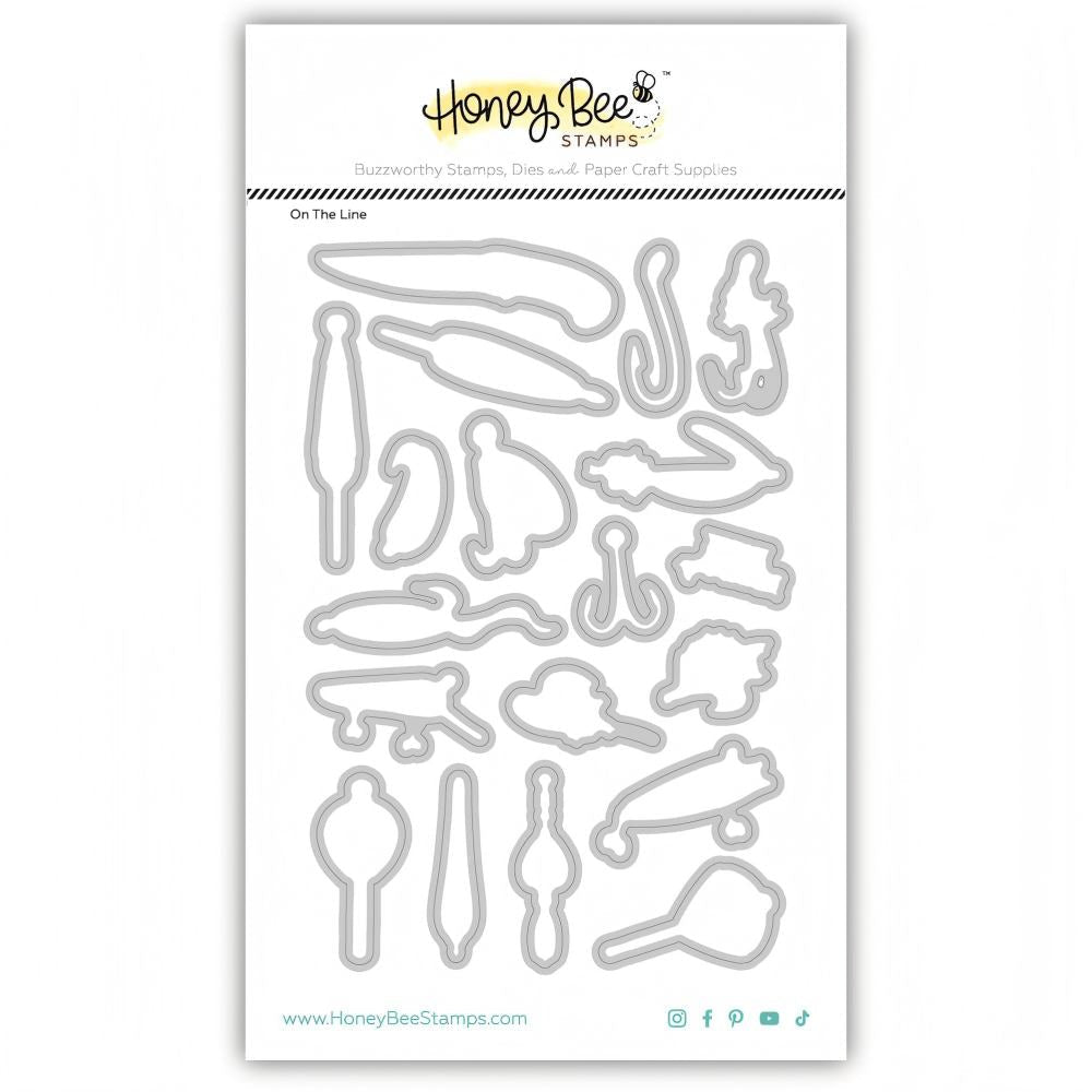 On The Line - Honey Cuts Coordinating Dies - Honey Bee Stamps