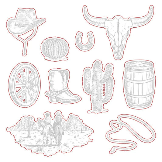 On The Range - Honey Cuts - Coordinating Dies - Honey Bee Stamps