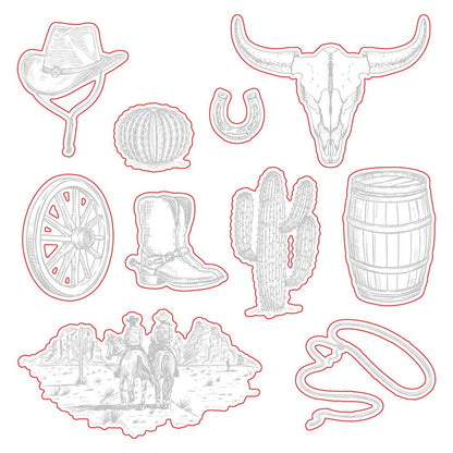 On The Range - Honey Cuts - Coordinating Dies - Honey Bee Stamps