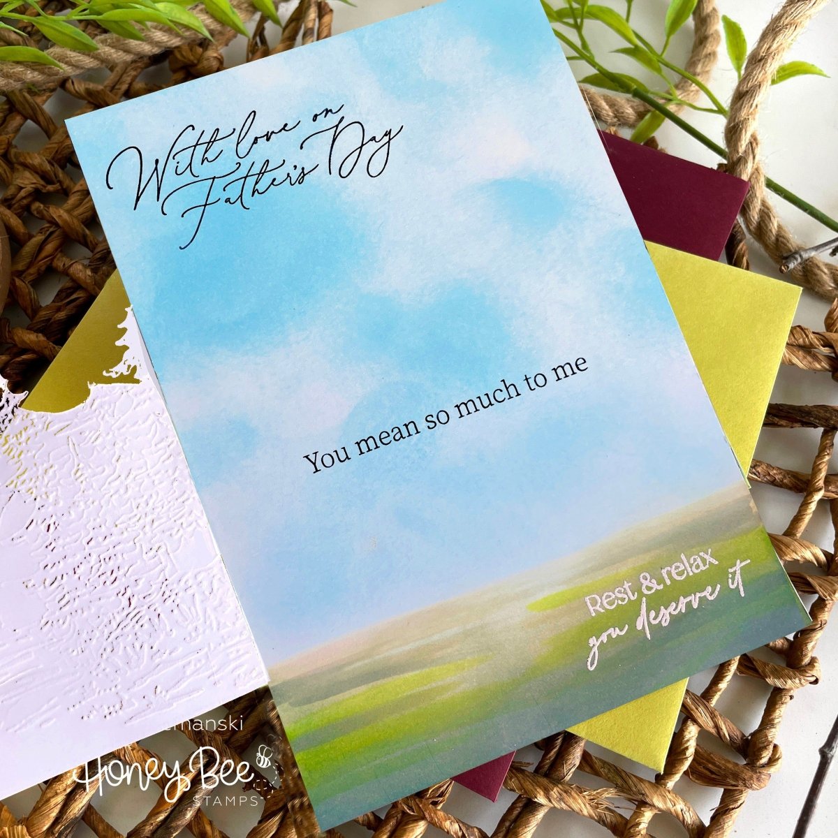 One Of The Guys - 5x6 Photopolymer Stamp Set - Honey Bee Stamps