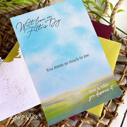 One Of The Guys - 5x6 Photopolymer Stamp Set - Honey Bee Stamps