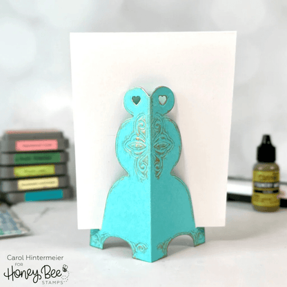 Ornate Card Stand - Honey Cuts - Stand - Alone Dies - Honey Bee Stamps