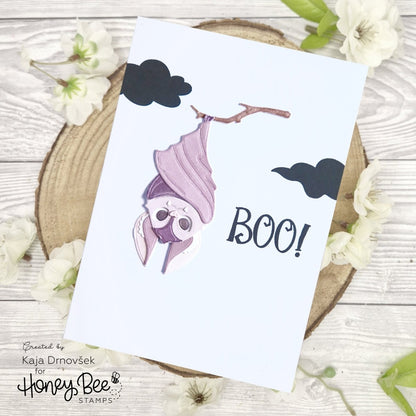 Owlloween - 6x8 Photopolymer Stamp Set - Honey Bee Stamps