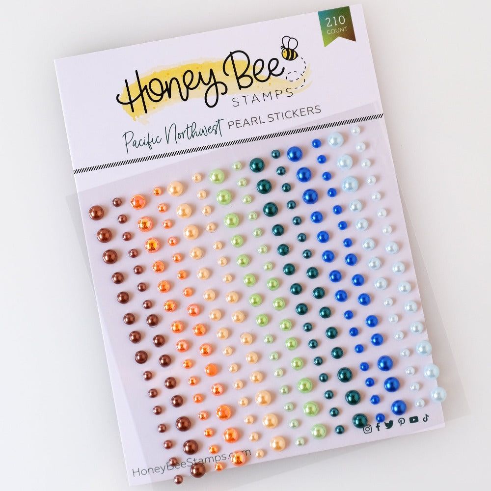Pacific Northwest Pearls - Pearl Stickers - 210 Count - Honey Bee Stamps