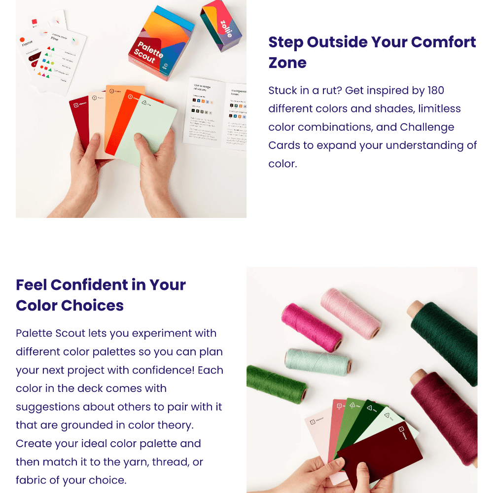 Palette Scout - Color Pallette Card Set by Zollie - Honey Bee Stamps