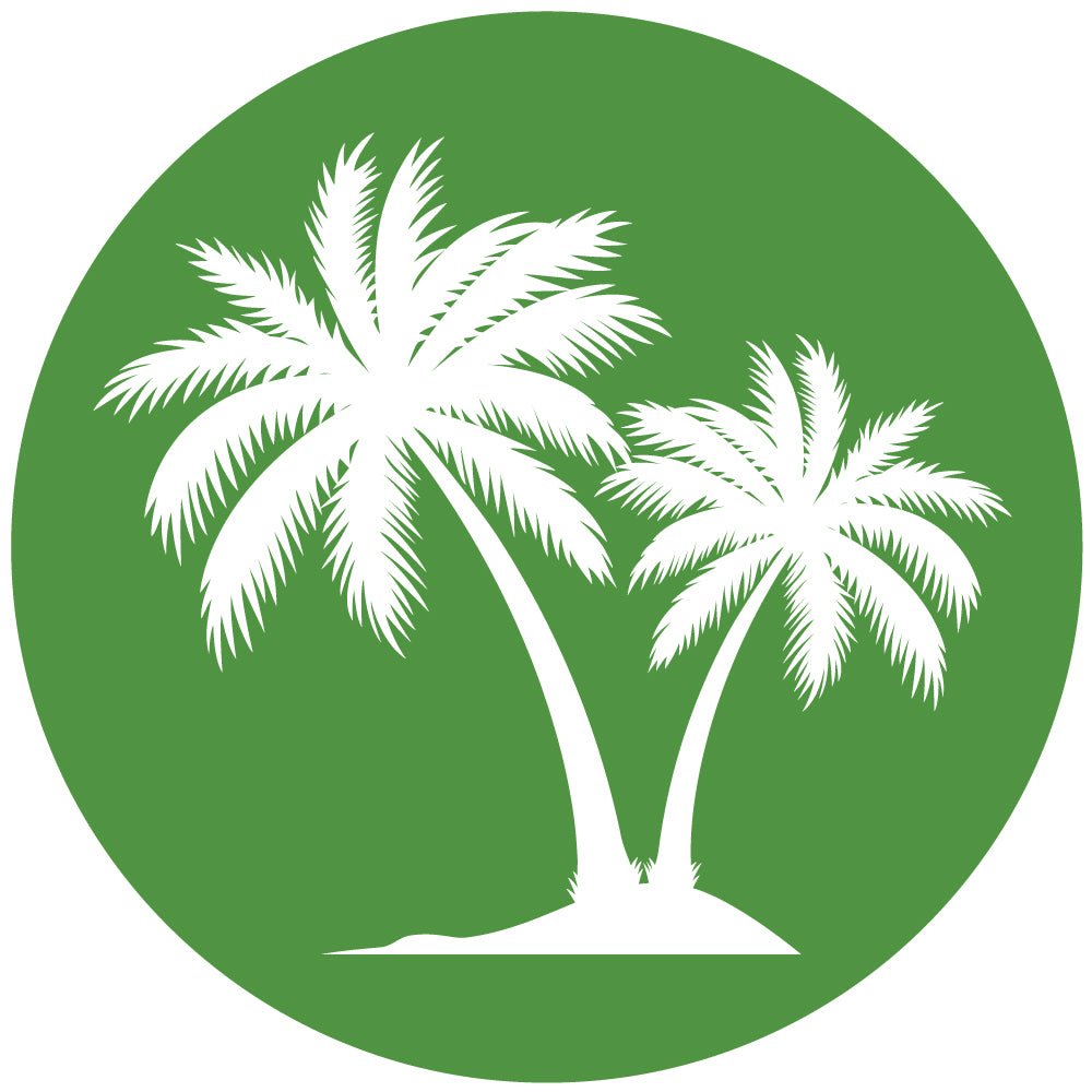 christmas palm tree rubber stamp Palm Trees Wax Stamper