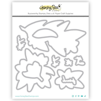 Paradise Plumerias - Honey Cuts - Coordinating Dies - Honey Bee Stamps