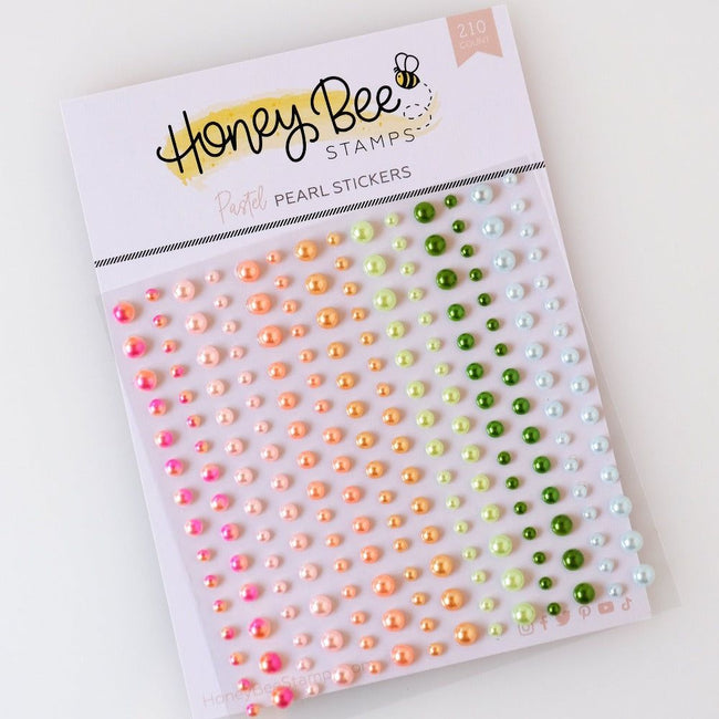 Pastel Pearls - Pearl Stickers - 210 Count - Honey Bee Stamps