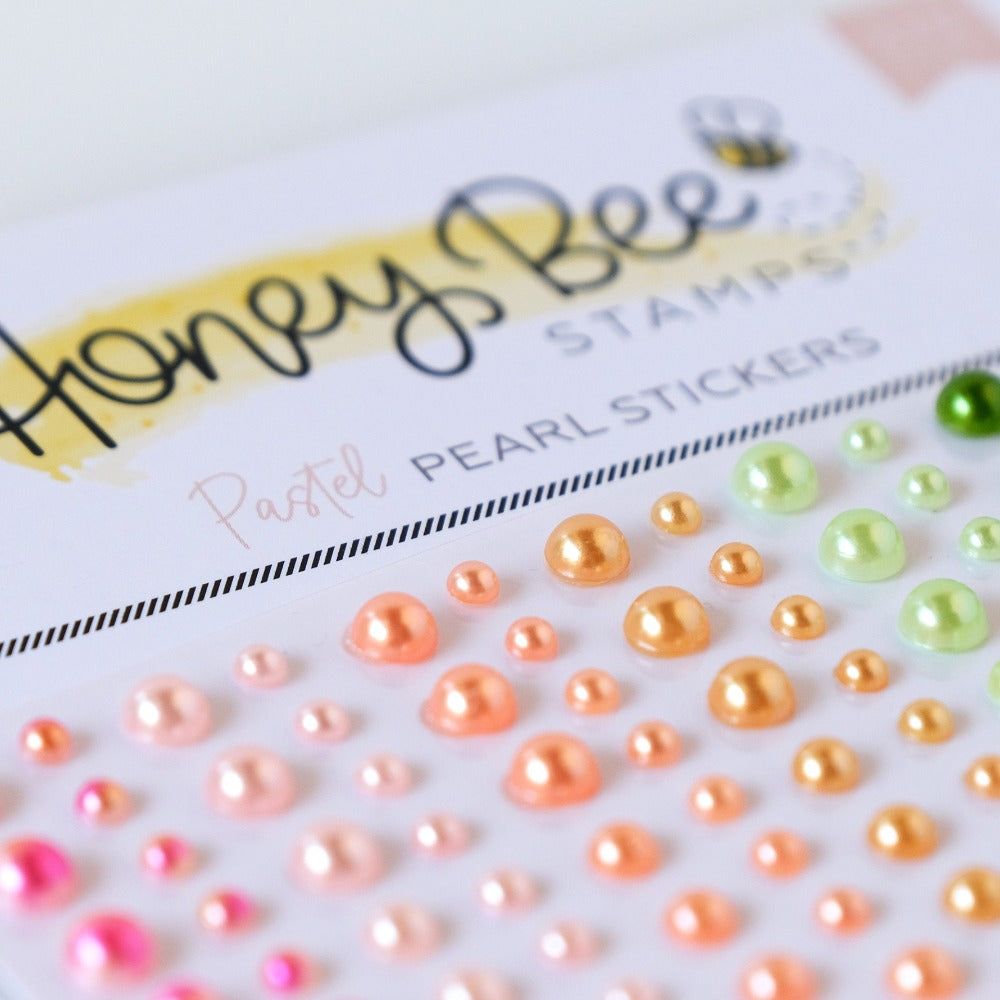 Pastel Pearls - Pearl Stickers - 210 Count - Honey Bee Stamps