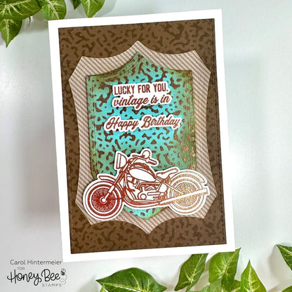 Patina Background - 6x6" Stencil - Honey Bee Stamps
