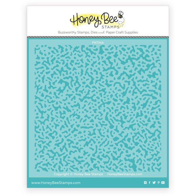 Patina Background Stencil - Honey Bee Stamps