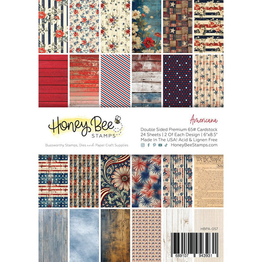 Patriotic Paper & Gems Bundle - Honey Bee Stamps