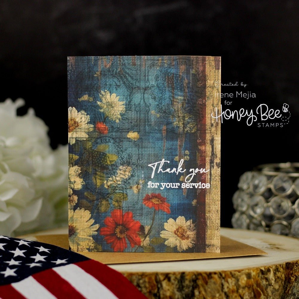 Patriotic Paper & Gems Bundle - Honey Bee Stamps