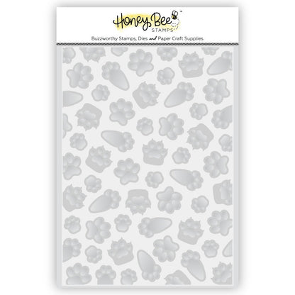 Paw Prints - 3D Embossing Folder - Honey Bee Stamps