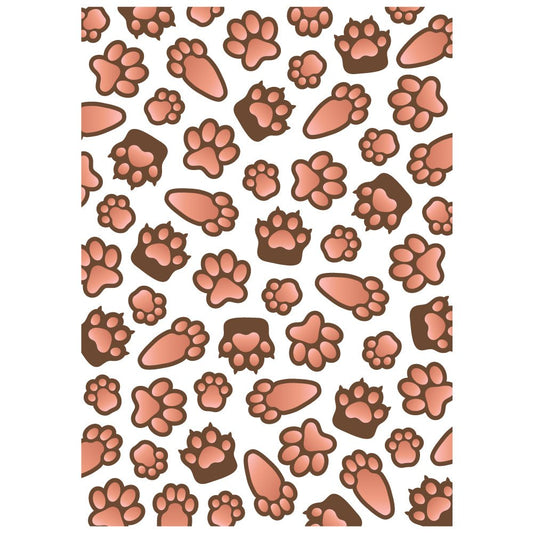 Paw Prints - 3D Embossing Folder - Honey Bee Stamps