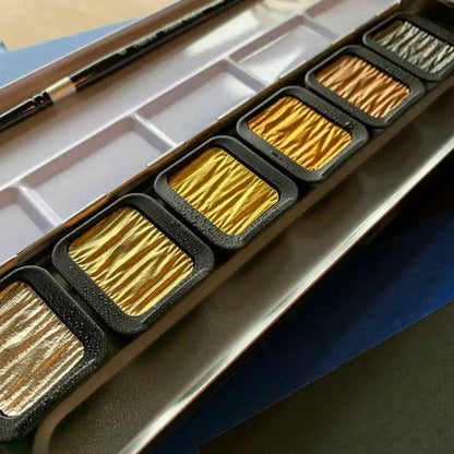 Pearlescent Water Colors by FINETEC - Classic - 6 pan set - Honey Bee Stamps