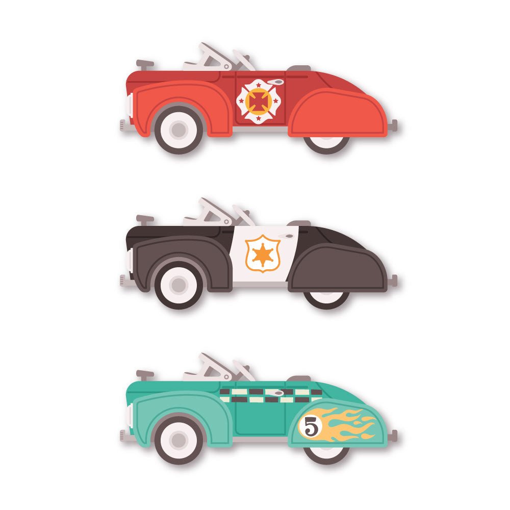 Pedal Car - 6"x6" Coordinating Stencil - Honey Bee Stamps