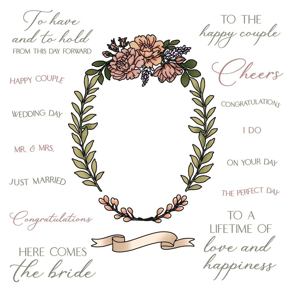 Perfect Day - 6x8 Photopolymer Stamp Set - Retiring - Honey Bee Stamps