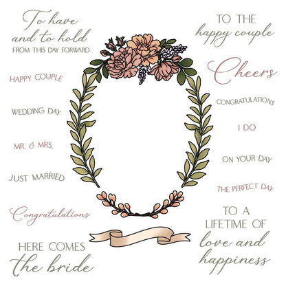 Perfect Day - 6x8 Photopolymer Stamp Set - Retiring - Honey Bee Stamps