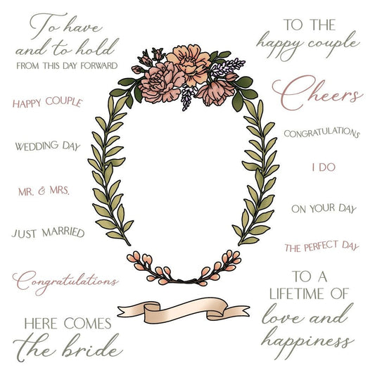 Perfect Day - 6x8 Photopolymer Stamp Set - Retiring - Honey Bee Stamps