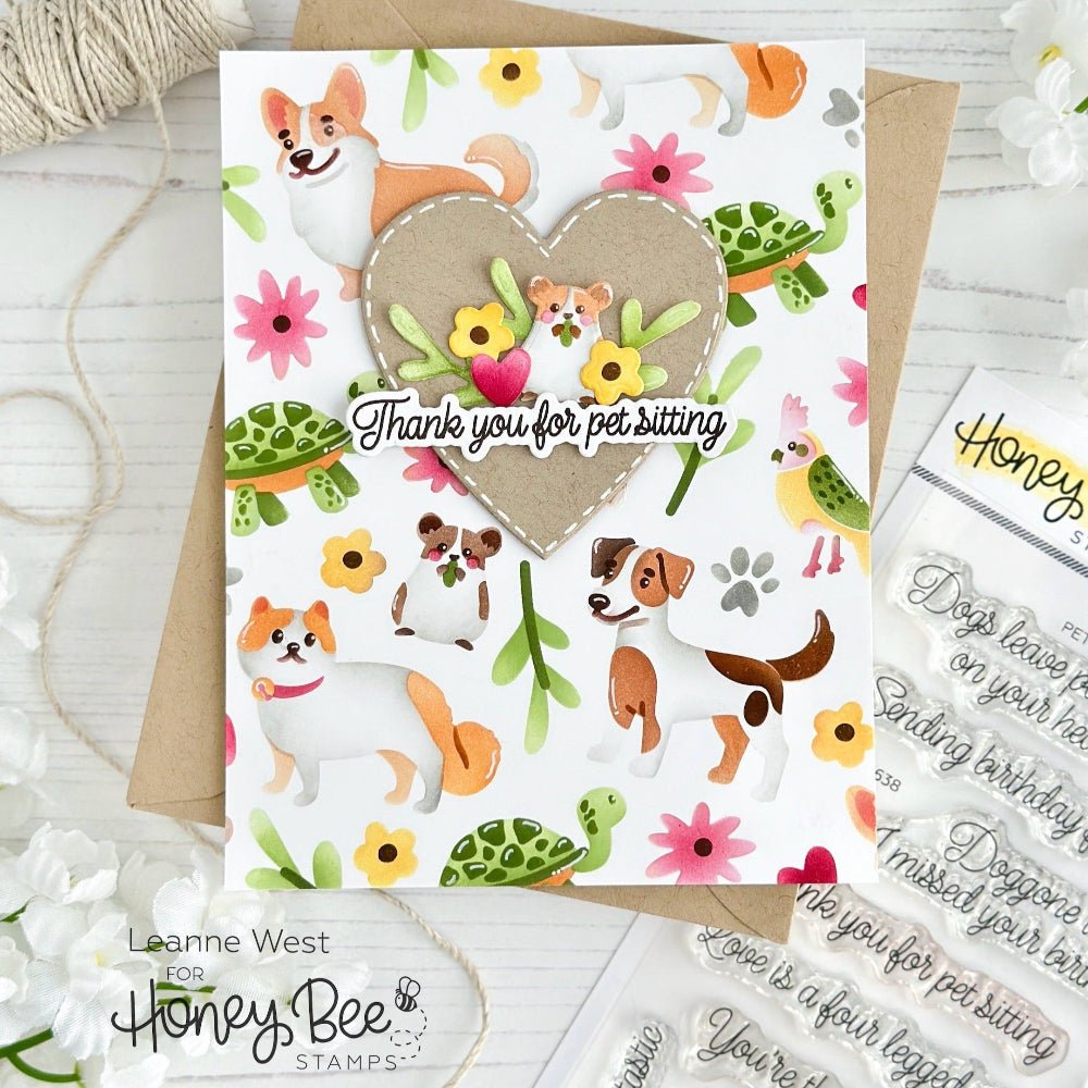 Pet Friends - Honey Cuts - Coordinating Dies - Honey Bee Stamps