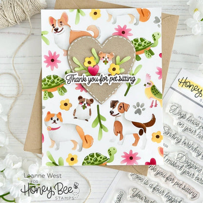 Pet Friends - Honey Cuts - Coordinating Dies - Honey Bee Stamps
