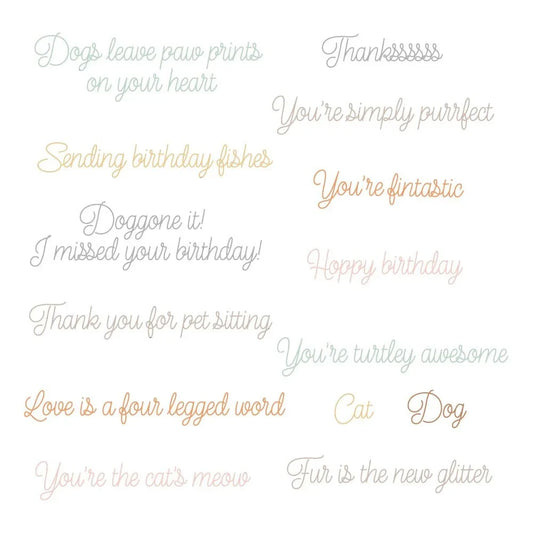 Pet - tastic - 4x6 Photopolymer Stamp Set - Honey Bee Stamps