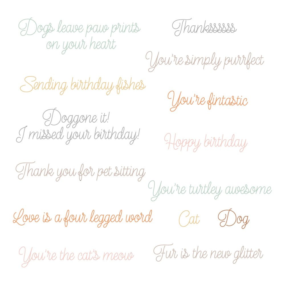 Pet - tastic - 4x6 Photopolymer Stamp Set - Honey Bee Stamps