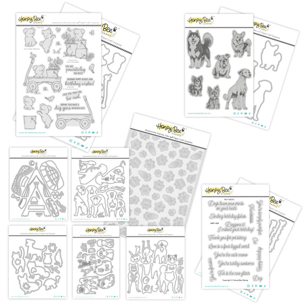 Pet - Tastic Release - Dog Bundle - Honey Bee Stamps
